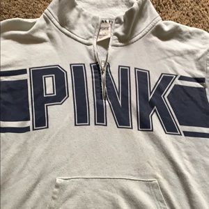 Sweatshirt with quarter zip
